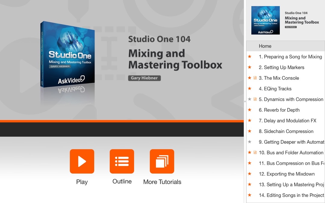 Studio One 4 Mastering